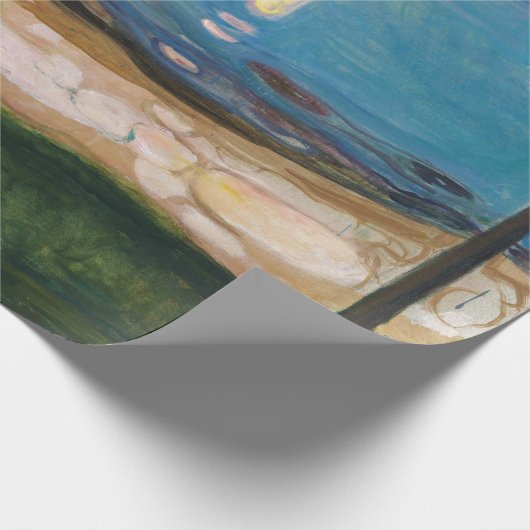 Edvard Munch - Mondlicht Geschenkpapier (Ecke)