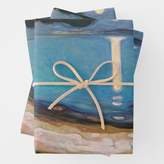 Edvard Munch - Mondlicht Geschenkpapier Set (Beispiel)