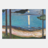 Edvard Munch - Mondlicht Geschenkpapier Set (Vorderseite)