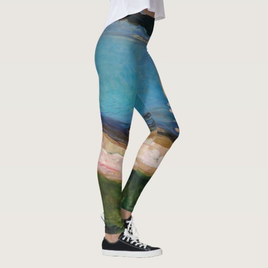 Edvard Munch - Mondlicht Leggings (Rechts)