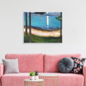Edvard Munch - Mondlicht Leinwanddruck (Insitu (Wohnzimmer))