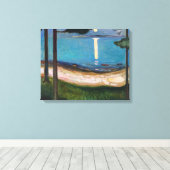 Edvard Munch - Mondlicht Leinwanddruck (Insitu (Holzboden))