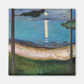 Edvard Munch - Mondlicht Magnet (Vorne)
