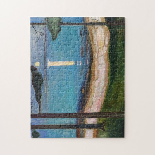 Edvard Munch - Mondlicht Puzzle (Vertikal)