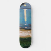 Edvard Munch - Mondlicht Skateboard (Vorderseite)