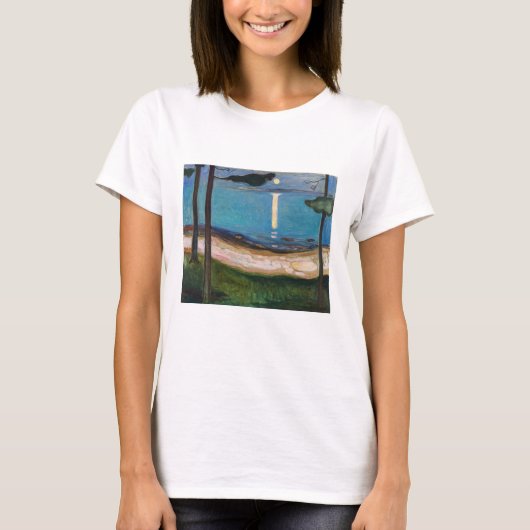 Edvard Munch - Mondlicht T-Shirt (Vorderseite)