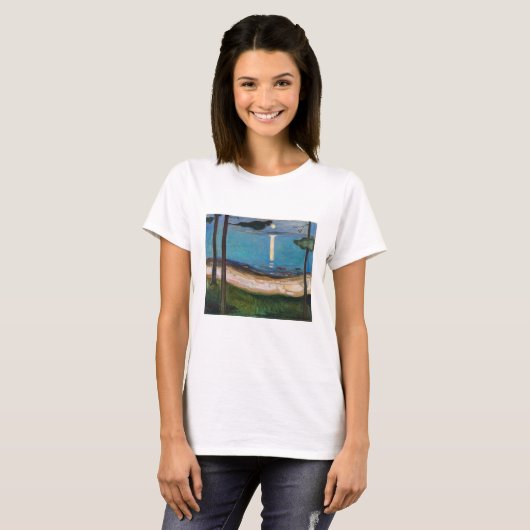 Edvard Munch - Mondlicht T-Shirt (Vorne ganz)