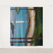 Edvard Munch - Mondlicht Wandteppich (Vorderseite)