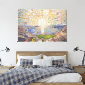 Edvard Munch Mural Painting The Sun (Solen) (1911) Leinwanddruck (Insitu (Schlafzimmer))