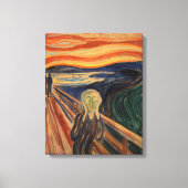 Edvard Munch Painting the Scream (Skrik) 1910 Leinwanddruck (Vorderseite)