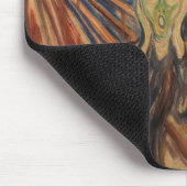 Edvard Munch Painting the Scream (Skrik) 1910 Mousepad (Ecke)
