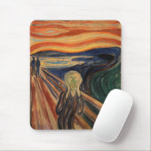 Edvard Munch Painting the Scream (Skrik) 1910 Mousepad (Mit Mouse)
