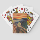 Edvard Munch Painting the Scream (Skrik) 1910 Spielkarten (Rückseite)