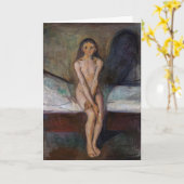 Edvard Munch - Puberty Karte (Gelbe Blume)