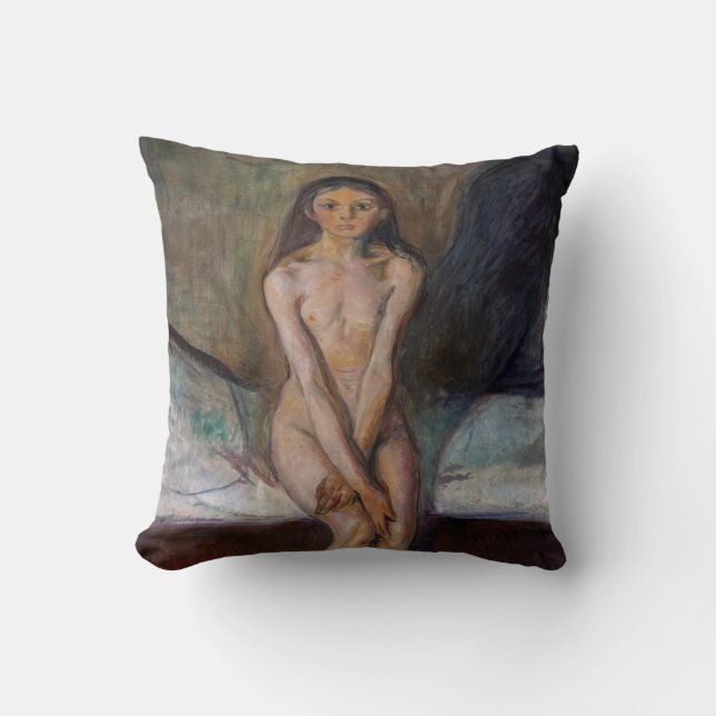 Edvard Munch - Puberty Kissen (Vorderseite)
