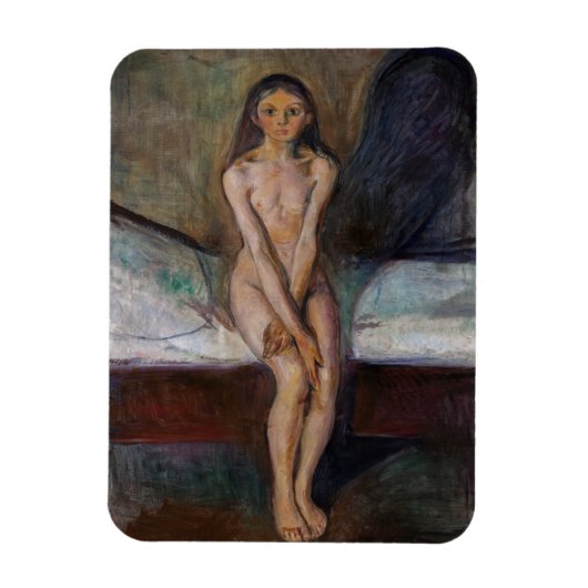 Edvard Munch - Puberty Magnet (Vertikal)