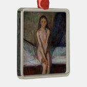Edvard Munch - Puberty Ornament Aus Metall (Rechts)
