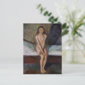Edvard Munch - Puberty Postkarte (Stehend Vorderseite)