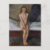 Edvard Munch - Puberty Postkarte (Vorderseite)