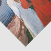 Edvard Munch - rot und weiß Seidenpapier (Ausschnitt)