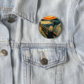 Edvard Munch - Schrei Button (Beispiel)
