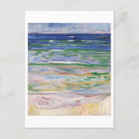 Edvard Munch Sea View Postcard