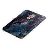 Edvard Munch - Selbstportrait mit Zigarette Magnet (Linke Seite)