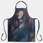 Edvard Munch - Selbstportrait mit Zigarette Schürze (Vorderseite)