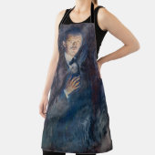 Edvard Munch - Selbstportrait mit Zigarette Schürze (InSitu)
