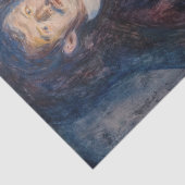 Edvard Munch - Selbstportrait mit Zigarette Seidenpapier (Detail)