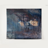 Edvard Munch - Selbstportrait mit Zigarette Wandteppich (Vorderseite (Horizontal))
