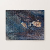 Edvard Munch - Selbstporträt mit Zigarette Puzzle (Horizontal)