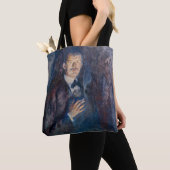 Edvard Munch - Selbstporträt mit Zigarette Tasche (Von Nahem)