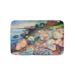 Edvard Munch - Shopping mit Red House Badematte