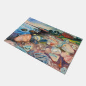 Edvard Munch - Shopping mit Red House Fußmatte (Schrägansicht)