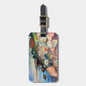 Edvard Munch - Shopping mit Red House Gepäckanhänger (Vorderseite vertikal)