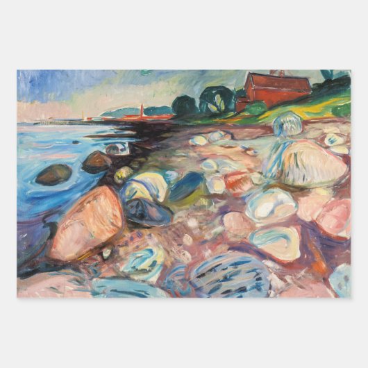 Edvard Munch - Shopping mit Red House Geschenkpapier Set (Vorderseite 2)