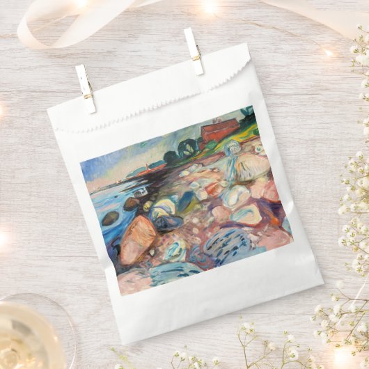 Edvard Munch - Shopping mit Red House Geschenktütchen (Ausgeschnitten)