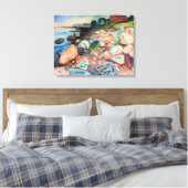 Edvard Munch - Shopping mit Red House Leinwanddruck (Insitu (Schlafzimmer))