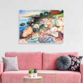 Edvard Munch - Shopping mit Red House Leinwanddruck (Insitu (Wohnzimmer))