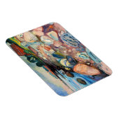 Edvard Munch - Shopping mit Red House Magnet (Rechte Seite)