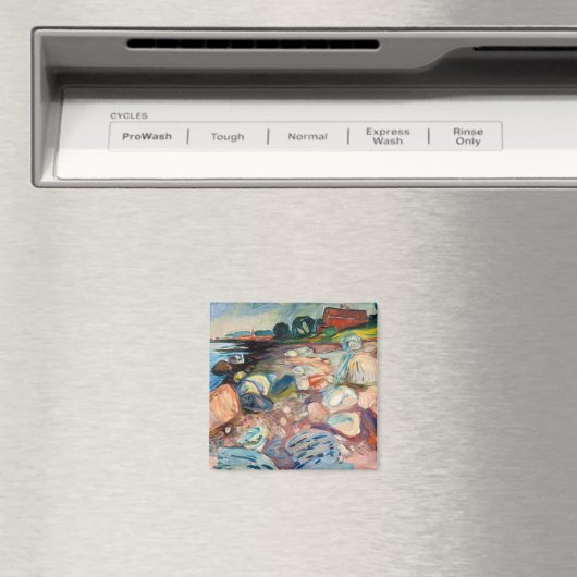 Edvard Munch - Shopping mit Red House Magnet (In Situ (Geschirrspüler))