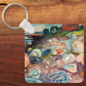 Edvard Munch - Shopping mit Red House Schlüsselanhänger (Vorderseite)