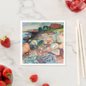 Edvard Munch - Shopping mit Red House Serviette (Beispiel)