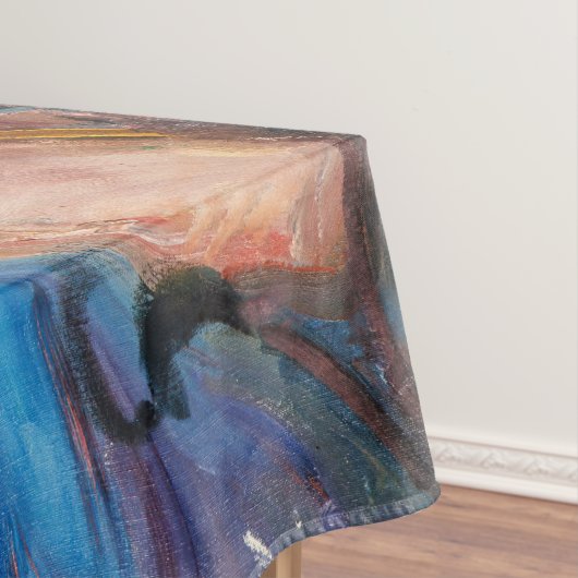 Edvard Munch - Shopping mit Red House Tischdecke (Beispiel)