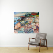 Edvard Munch - Shopping mit Red House Wandteppich (Beispiel (Horizontal))