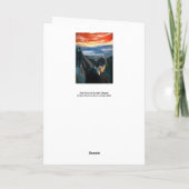 Edvard Munch - Sick Mood at Sunset, Despair 1892 Karte (Rückseite)