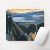 Edvard Munch - Sick Mood at Sunset, Despair 1892 Mousepad (Mit Mouse)