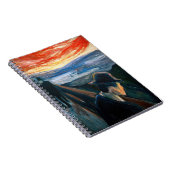 Edvard Munch - Sick Mood at Sunset, Despair 1892 Notizblock (Rechte Seite)