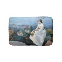 Edvard Munch - Sommernacht, Inger am Strand